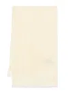 Twinset Sciarpa Leggera Giallo Burro In Bianco