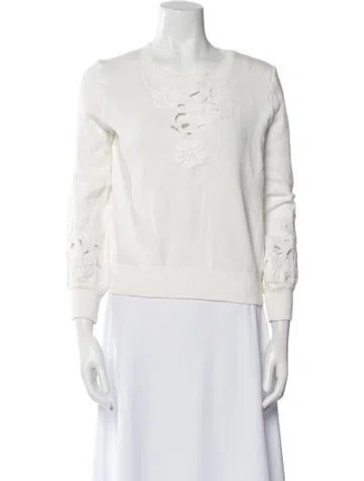 Pre-owned Twinset Scoop Neck Sweater In Multi