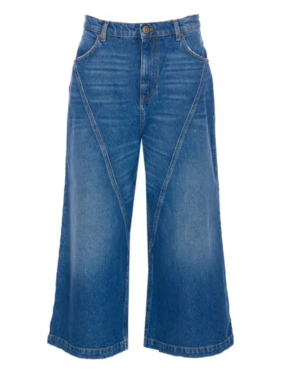 TWINSET SEAM POCKET JEANS