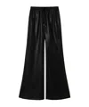 Twinset Semi-sheer Trousers In Black