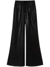 Twinset Semi-sheer Trousers In Black