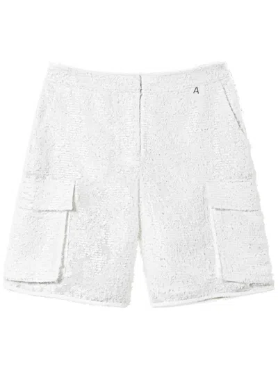 Twinset Sequin-embellished Shorts In White