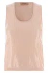 Twinset Sequin Top In Pink