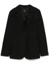 Twinset Twin-set Jackets Black In Black