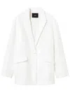 Twinset Sequined Blazer In White