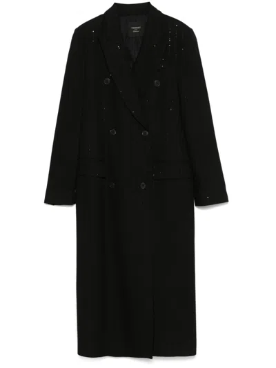 Twinset Twin-set Coats Black