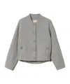 Twinset Sequinned Bomber Jacket In Gray