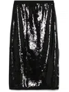 Twinset Twin-set Acrylic Blend Stylish Skirt In Black