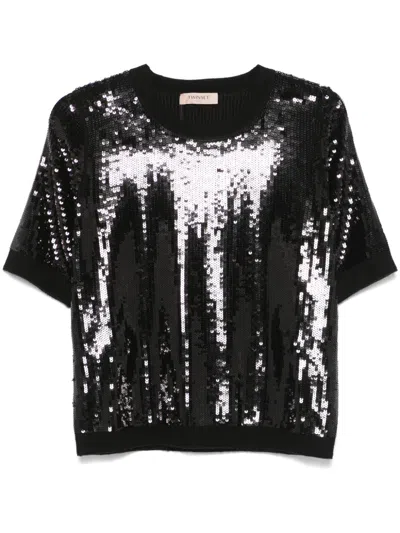 TWINSET SEQUINNED TOP