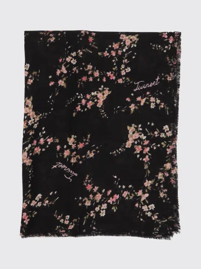 Twinset Shawl Woman In Black