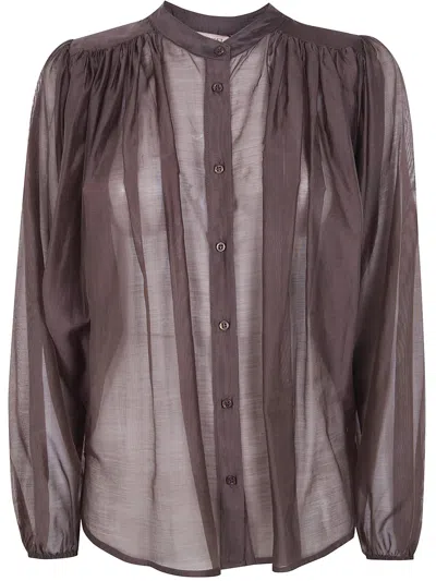 Twinset Shirt In Brown