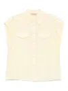 Twinset Camicia Color Burro In Neutral
