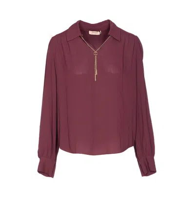 Twinset Shirts In Brown