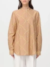Twinset Print Shirt Shirt And Blouse Beige In Beige