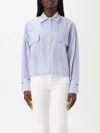 Twinset Shirt  Woman Color Gnawed Blue In Gnawed Blue