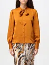 TWINSET SHIRT TWINSET WOMAN COLOR OCHER,418662086