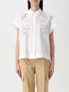 Twinset Twin-set Cotton-crafted Stylish Shirts In White