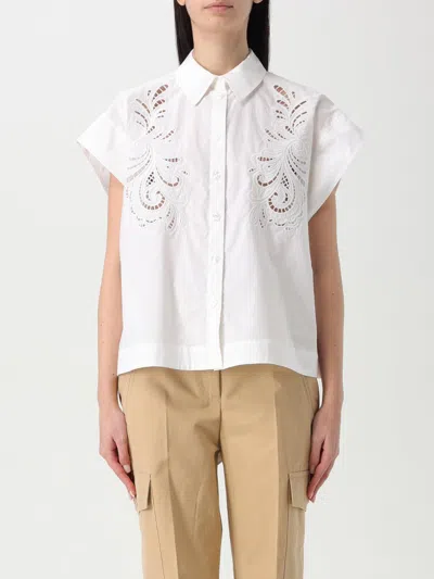 TWINSET SHIRT TWINSET WOMAN COLOR WHITE,G56483001