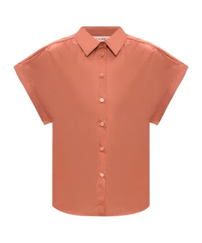 TWINSET SHORT-SLEEVE POPLIN SHIRT