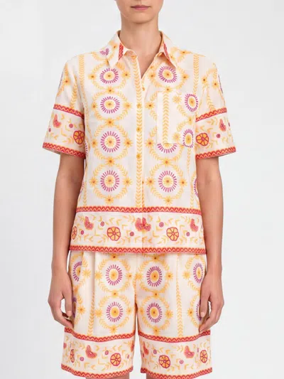 Twinset Shirt Woman Color White In Multi