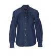 Twinset Twin-set Denim Shirt In Blue