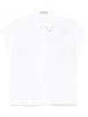 Twinset Twin-set Cotton-crafted Stylish Shirts In White