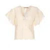 Twinset Twin-set White Cotton Clothing Shirts In Neutral