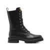 Twinset Rhinestone Embellished Oval T Boots