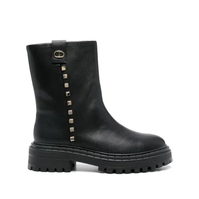 Twinset Shoes In Black