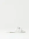 Twinset Leather Sandals In White