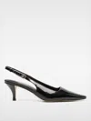 Twinset Pointed-toe Slingback Pumps In Schwarz