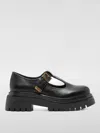Twinset T-bar Loafers In Schwarz