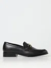 Twinset Oval T Leather Loafers In Schwarz