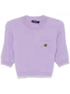 Twinset Charlotte Sweater In Purple