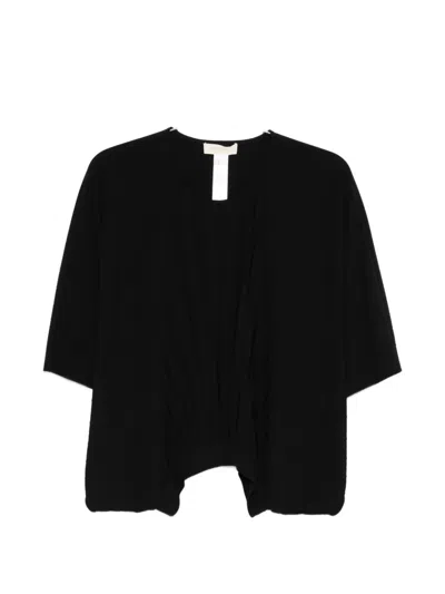 Twinset Short-sleeve Blouse In Black