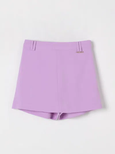 TWINSET SHORT TWINSET KIDS COLOR VIOLET,G51526019