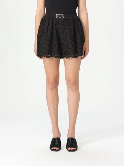 TWINSET SHORT TWINSET WOMAN COLOR BLACK,G75991002