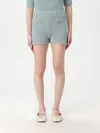 Twinset Twin-set Lightweight, Casual Summer Shorts In Gnawed Blue