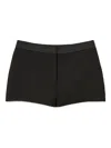 Twinset Shorts Blacks And Greys In Multi