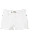 Twinset Shorts Blue And Green In White