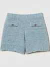 Twinset Twin-set Lightweight, Casual Summer Shorts In Carta Da Zucchero
