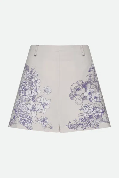 Twinset Shorts Con Stampa Floreale In Multicolore
