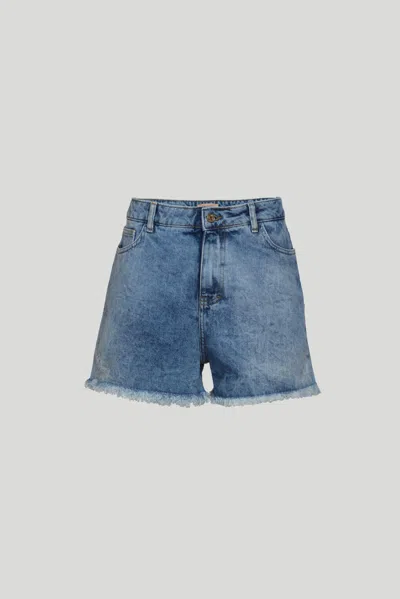 Twinset Shorts Denim Blu In As Shown In The Picture