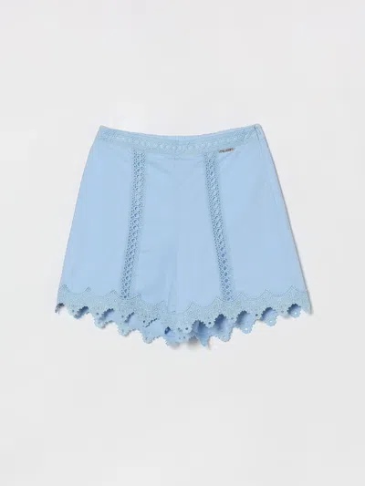Twinset Shorts  Kids Color Blue