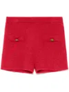 Twinset Twin-set Mohair Blend Stylish Shorts In White