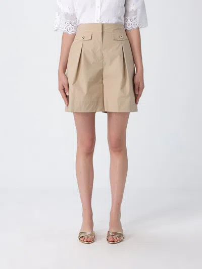 Twinset Pants  Woman Color Beige In Brown