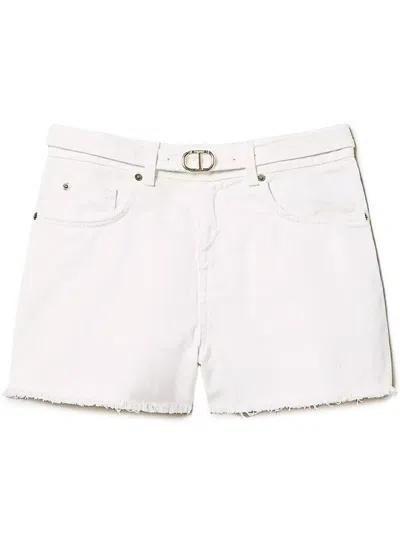 Twinset Shorts In White