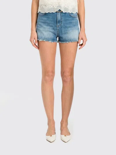 Twinset Shorts Woman  In Blue