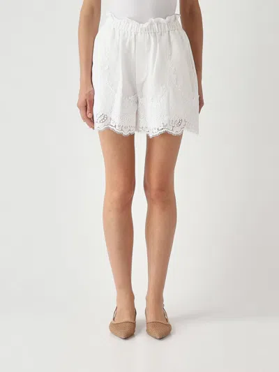 Twinset Shorts Woman  In White
