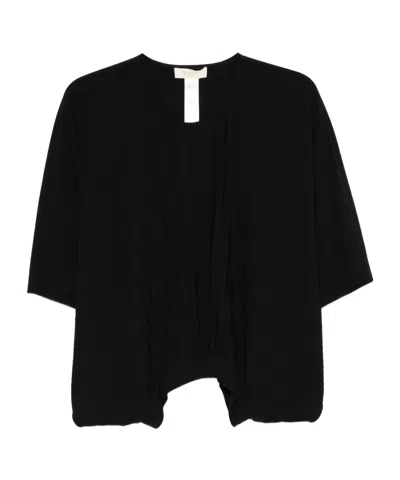 Twinset Short-sleeved Cover-up In Black